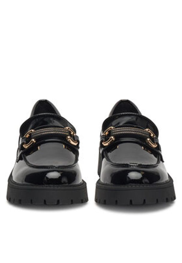 DeeZee Loafersy 23038T235 Czarny. Kolor: czarny. Materiał: syntetyk, materiał
