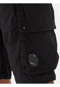 C.P. Company Szorty materiałowe 20CMBE245A110340O Czarny Regular Fit. Kolor: czarny. Materiał: bawełna #3