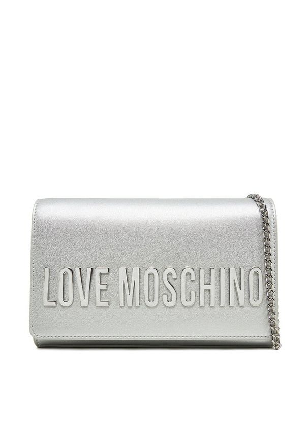 Love Moschino - Torebka LOVE MOSCHINO. Kolor: srebrny