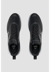 Calvin Klein - CALVIN KLEIN Czarne sneakersy męskie z białą podeszwą, Rozmiar 43. Kolor: czarny #4