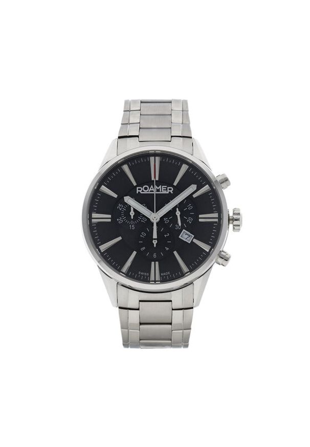 Roamer Zegarek Superior Chrono 508837 41 55 50 Srebrny. Kolor: srebrny