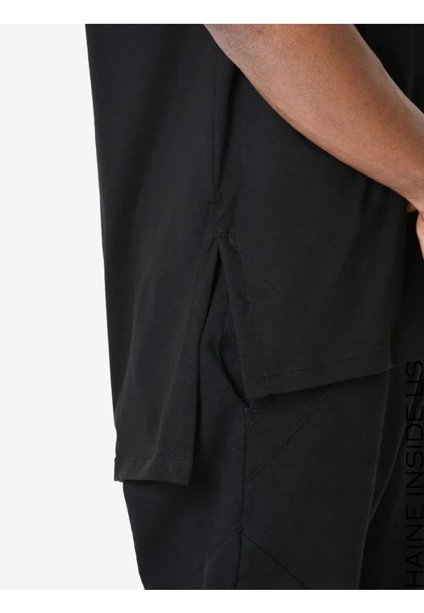 La Haine Inside Us T-Shirt | LM216 | Mężczyzna | Czarny. Kolor: czarny. Materiał: bawełna. Długość: długie. Wzór: jednolity. Styl: elegancki