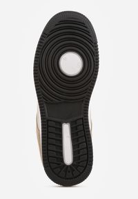 Born2be - Ciemnobeżowe Sneakersy Ozdobione Perforacją Isselina. Okazja: na spacer, na co dzień. Kolor: beżowy. Wzór: aplikacja. Sport: turystyka piesza #7