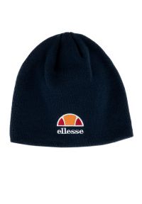 Czapka Ellesse Brenna Beanie SBMA2294429 - granatowa. Kolor: niebieski. Materiał: akryl, prążkowany, materiał. Wzór: haft, aplikacja. Sezon: zima. Styl: klasyczny