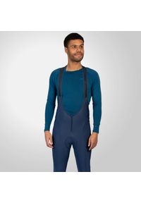 ENDURA - Legginsy na ramiączkach Endura FS260-Pro Thermo II. Kolor: niebieski. Sport: kolarstwo #1