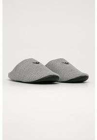 Emporio Armani Underwear - Emporio Armani - Kapcie XJPM03.XM611. Kolor: szary. Materiał: materiał, guma. Wzór: gładki. Szerokość buta: średnie #3