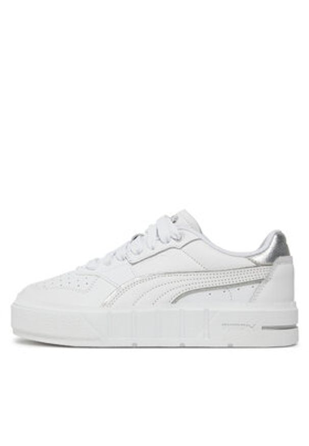Puma Sneakersy Puma Cali Court Metallic Wn 393768 02 Biały. Kolor: biały. Materiał: skóra