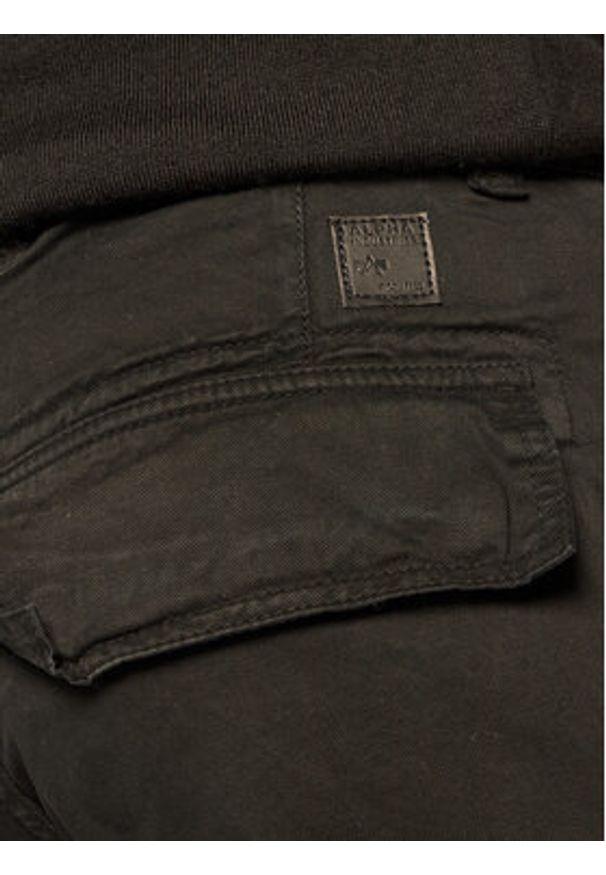 Alpha Industries Spodnie materiałowe Agent 158205 Czarny Regular Fit. Kolor: czarny. Materiał: materiał, bawełna