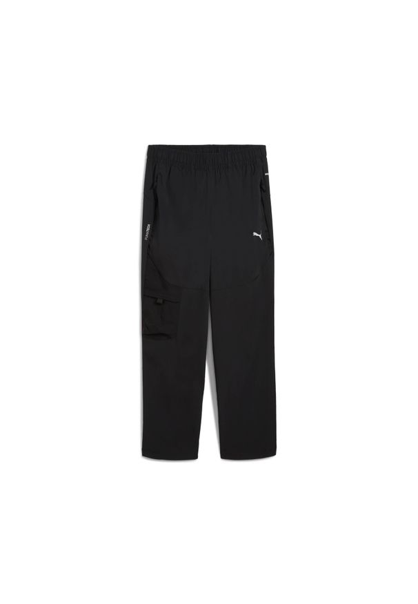 Spodnie cargo Puma Pumatech Relaxed. Kolor: czarny. Materiał: dresówka