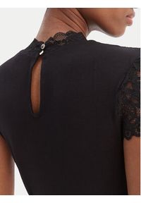 Morgan Bluzka 261-DBODY Czarny Slim Fit. Kolor: czarny. Materiał: syntetyk #2