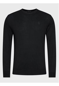 North Sails Sweter 699500 Czarny Regular Fit. Kolor: czarny. Materiał: bawełna #4