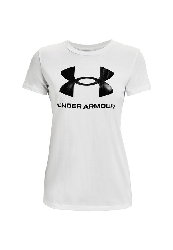 Koszulka damska Under Armour Live Sportstyle Graphic biała. Kolor: biały