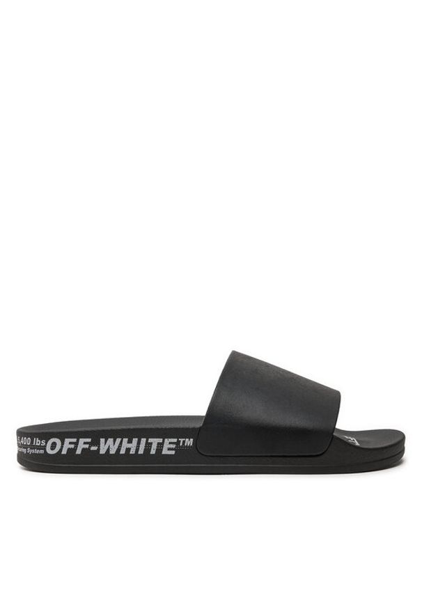 OFF-WHITE - Off-White Klapki OMIC001S22MAT0011001 Czarny. Kolor: czarny