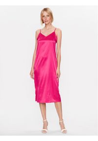 only - Sukienka koktajlowa ONLY. Kolor: fioletowy. Materiał: syntetyk. Styl: wizytowy #1
