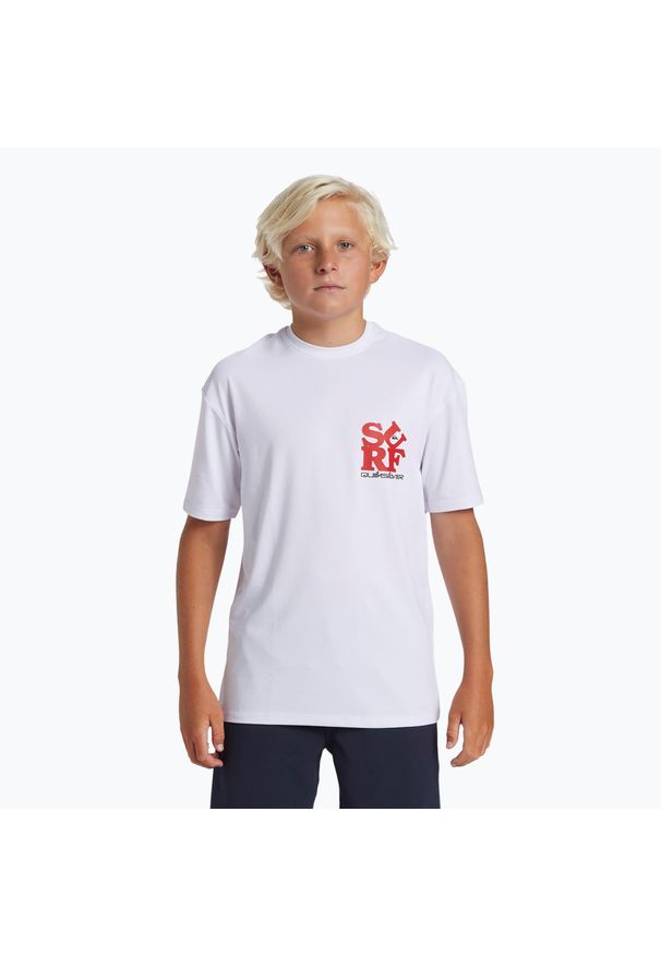 Koszulka do pływania dziecięca Quiksilver Everyday Surf Tee. Kolor: biały