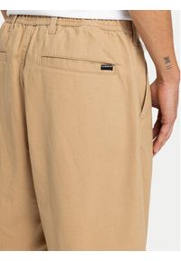 Quiksilver Spodnie cargo Urban Chill EQYNP03327 Beżowy Oversize. Kolor: beżowy. Materiał: bawełna #5