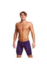 FUNKY TRUNKS - Spodenki kąpielowe męskie do pływania treningowe na basen Funky Trunks Jammer. Kolor: różowy