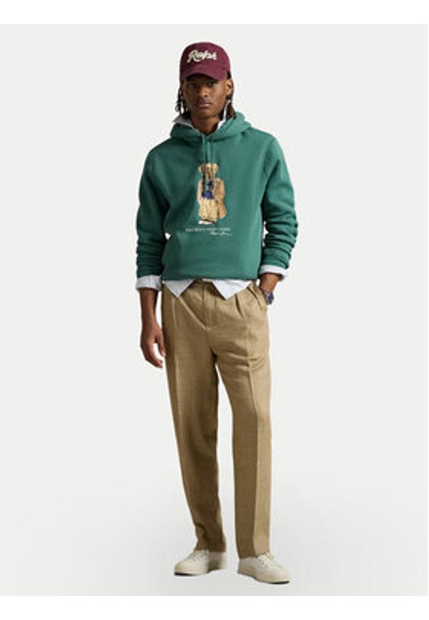 Polo Ralph Lauren Bluza 710973162001 Zielony Regular Fit. Typ kołnierza: polo. Kolor: zielony. Materiał: bawełna