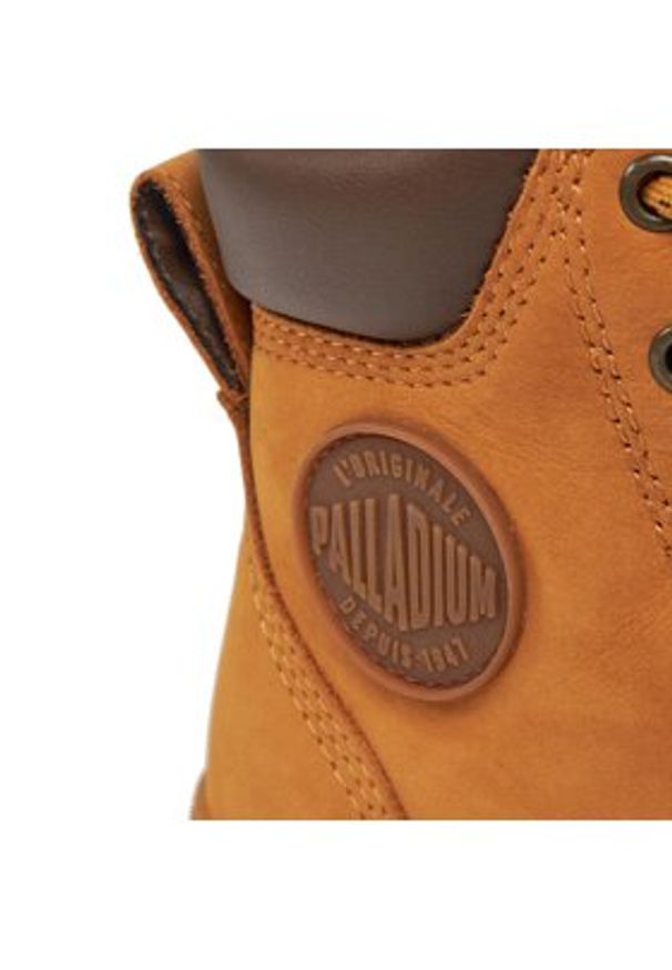 Palladium Trapery Pampa Sport Cuff WPS 72992-228-M Brązowy. Kolor: brązowy. Materiał: skóra. Styl: sportowy