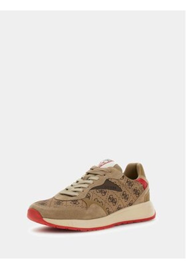 Guess Sneakersy 180542 Beżowy. Kolor: beżowy