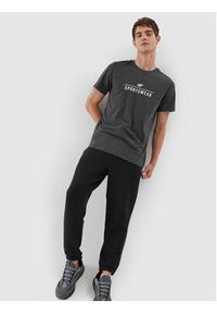 4f - 4F T-Shirt 4FAW23TTSHM0878 Szary Regular Fit. Kolor: szary. Materiał: bawełna