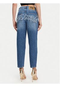 Just Cavalli Jeansy 78PAB5B5 Niebieski Wide Leg. Kolor: niebieski