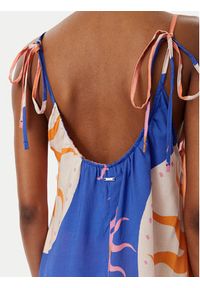 Maaji Sukienka letnia Magnolia PT1730CSD017 Niebieski Regular Fit. Kolor: niebieski. Materiał: wiskoza. Sezon: lato #5