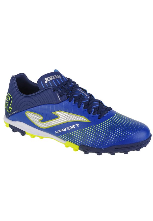 Buty piłkarskie turfy męskie Joma Xpander. Kolor: niebieski. Materiał: materiał, syntetyk, tkanina. Sport: piłka nożna