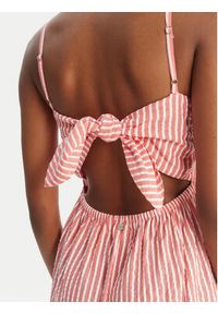Roxy Sukienka letnia Tropical Glow ERJWD03945 Różowy Regular Fit. Kolor: różowy. Materiał: bawełna. Sezon: lato #5