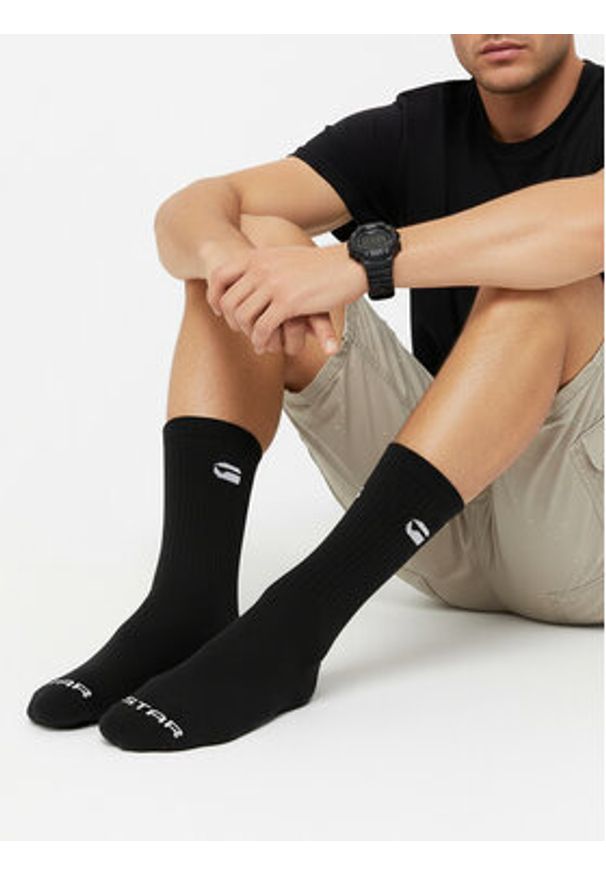 G-Star RAW - G-Star Raw Skarpety długie CEO_AS_G-STAR_313_W_AW25 (3-PACK) Czarny. Kolor: czarny. Materiał: bawełna