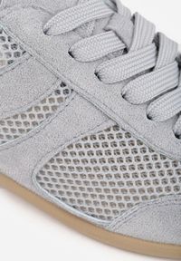 Renee - Niebieskie Siateczkowe Sneakersy w Stylu Tenisówek Adranella. Okazja: na co dzień. Kolor: niebieski. Sezon: lato #5