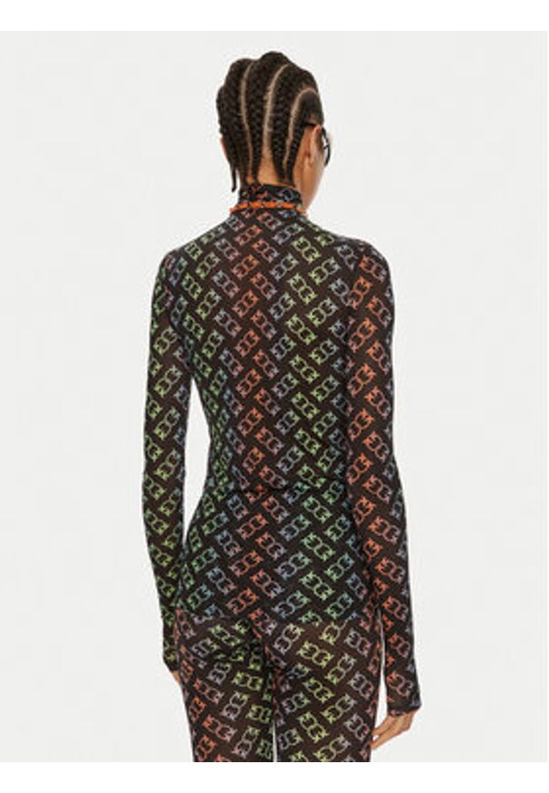 Pinko Bluzka Lamu 101813 A1ZY Czarny Slim Fit. Kolor: czarny. Materiał: syntetyk