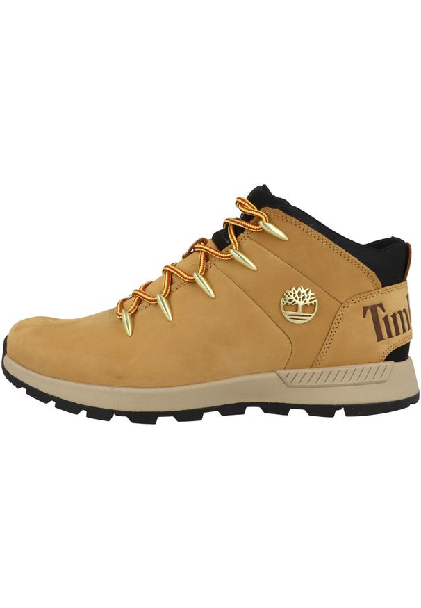 Buty trekkingowe męskie Timberland Euro Sprint Trekker. Kolor: brązowy. Materiał: guma, tkanina, skóra. Sport: bieganie