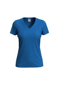 Stedman - Koszulka Damska Z Klasycznym Dekoltem V. Kolor: niebieski. Sport: turystyka piesza #1