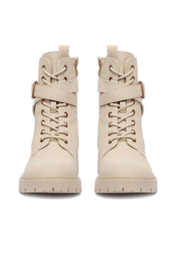 DeeZee Trzewiki 58022-1A Beżowy. Kolor: beżowy. Materiał: materiał, syntetyk