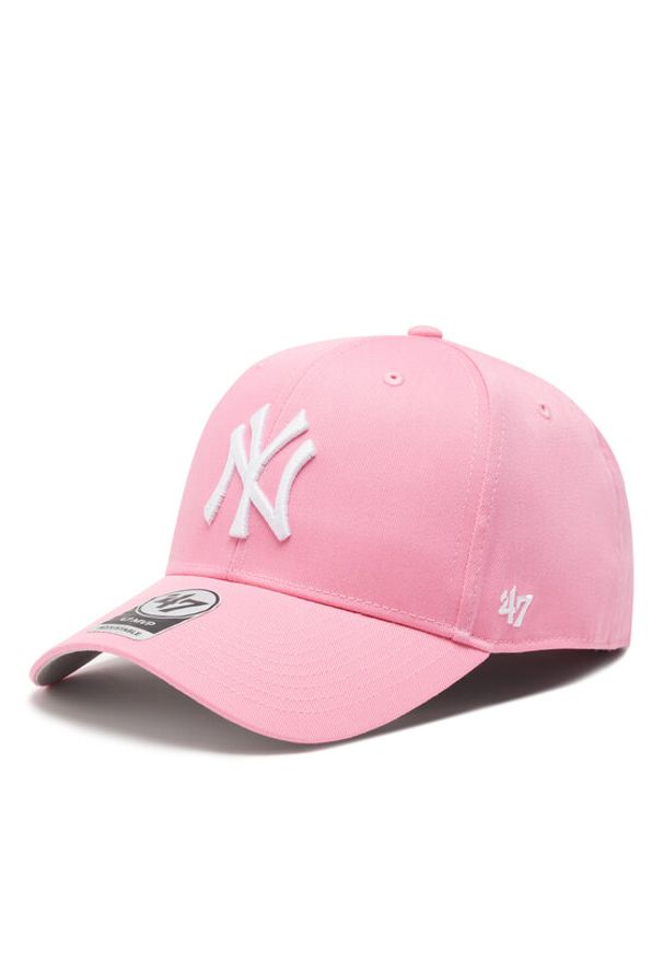 47 Brand Czapka z daszkiem MLB New York Yankees Raised Basic '47 B-RAC17CTP-RSA Różowy. Kolor: różowy. Materiał: materiał