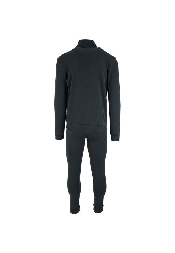 Dres piłkarski męski Puma Clean Sweat Suit. Kolor: biały, czarny, wielokolorowy. Materiał: dresówka. Sport: piłka nożna