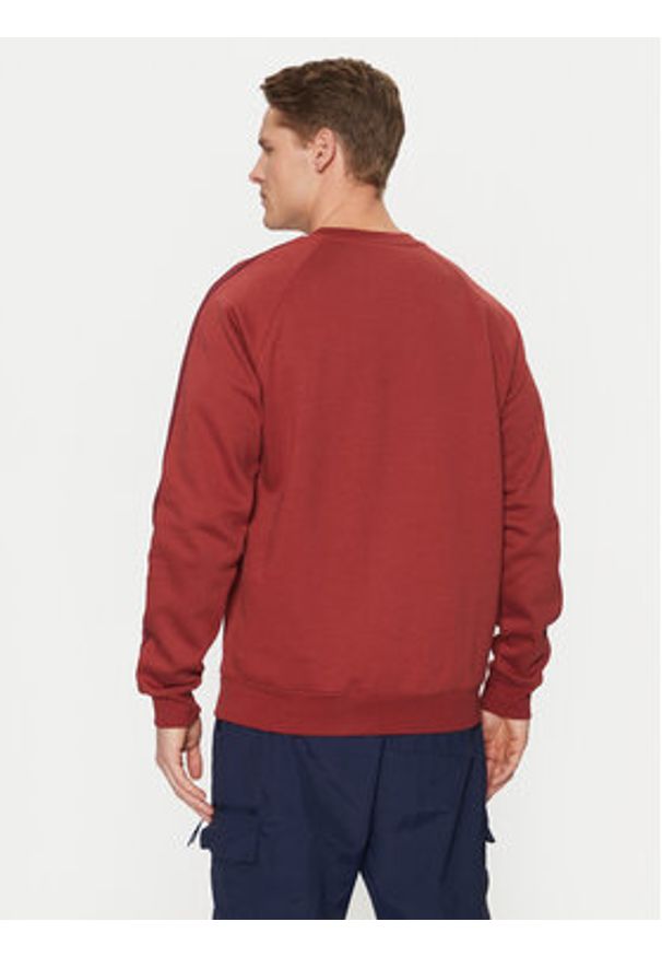 Adidas - adidas Bluza adicolor Classics 3-Stripes JP0992 Czerwony Regular Fit. Kolor: czerwony. Materiał: syntetyk