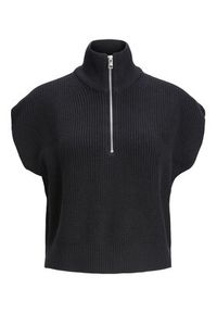 JJXX Sweter 12224511 Czarny Regular Fit. Kolor: czarny. Materiał: bawełna