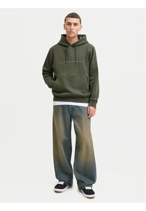 Jack & Jones Bluza Star 12233972 Zielony Relaxed Fit. Kolor: zielony. Materiał: bawełna