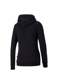 Puma - Damska Bluza Z Kapturem Z Logo ESS. Typ kołnierza: kaptur. Kolor: czarny