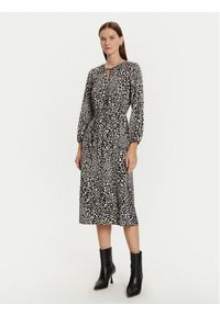 Olsen Sukienka koszulowa 13001793 Czarny Regular Fit. Kolor: czarny. Materiał: wiskoza. Typ sukienki: koszulowe #1