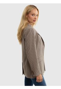 Big-Star - Marynarka damska w stylu vintage w kratę Melisana 000/ Melisanai 000. Kolor: wielokolorowy. Materiał: materiał. Wzór: kratka. Sezon: jesień. Styl: vintage #10