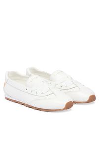 TOMMY HILFIGER - Tommy Hilfiger Baleriny Bella Ballet Sneaker FW0FW09449 Biały. Kolor: biały. Materiał: skóra #5