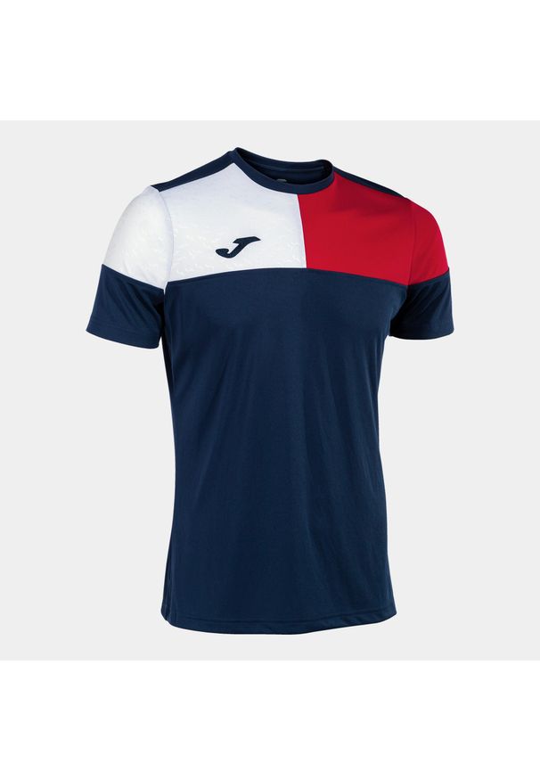 Koszulka Joma Crew Navy/Red/White rozmiar 3XL. Kolor: wielokolorowy, niebieski, biały, czerwony. Sport: piłka nożna
