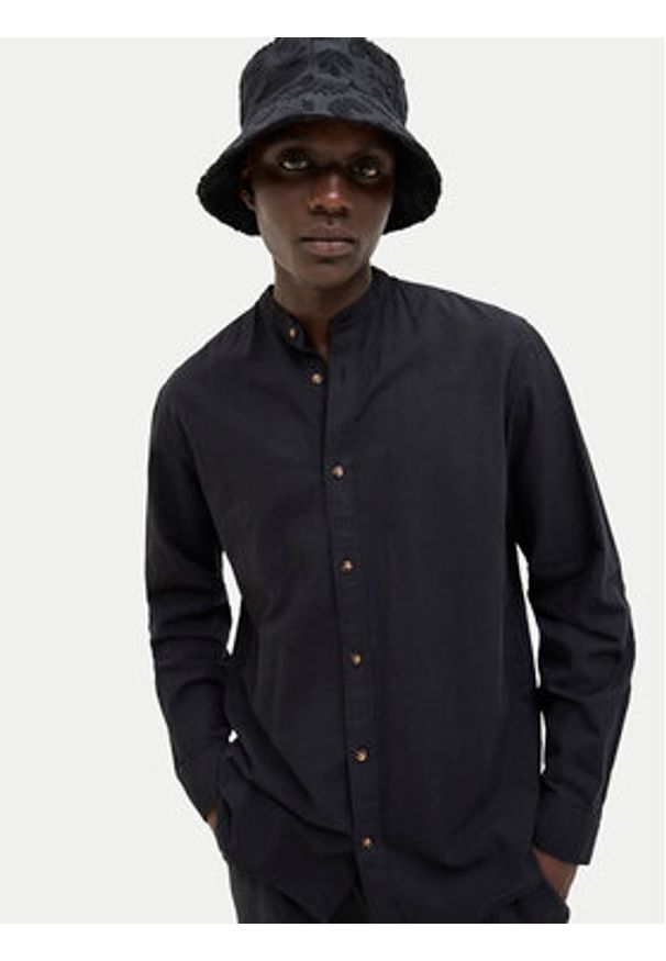 Jack & Jones Koszula Summer 12269319 Czarny Comfort Fit. Kolor: czarny. Materiał: bawełna