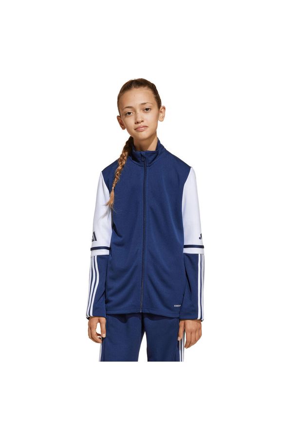 Adidas Sport Sq25 Tr Jkt Bluza Y Dzieci. Kolor: niebieski, wielokolorowy, biały. Sport: piłka nożna