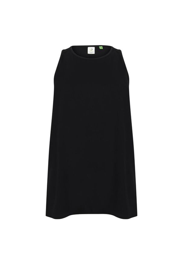 TOMBO - Koszulka Damska Z Odkrytymi Plecami. Kolor: czarny. Sport: turystyka piesza