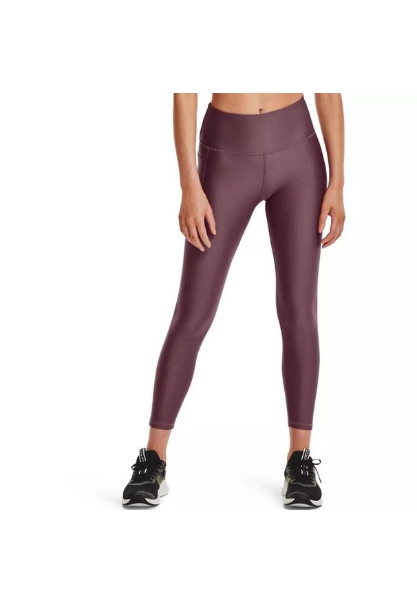 Legginsy damskie Under Armour HG Armour HiRise 7/8 NS. Kolor: czerwony, brązowy, wielokolorowy