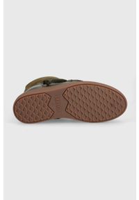 Inuikii śniegowce skórzane Classic kolor zielony 75202-005. Nosek buta: okrągły. Zapięcie: sznurówki. Kolor: zielony. Materiał: skóra #3